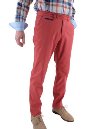 Pantalon homme GARDEUR coton rouge pâle 412941