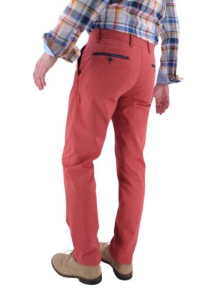 Pantalon homme GARDEUR coton rouge pâle 412941