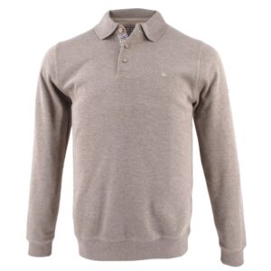 Polo sweat REDMOND beige