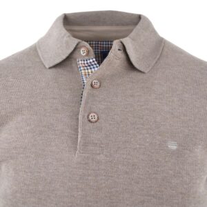 Polo sweat REDMOND beige