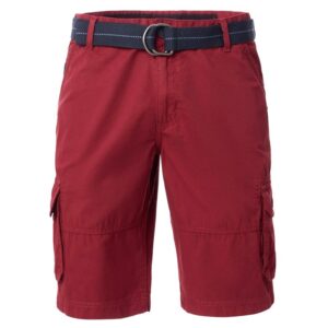 Bermuda poches cargo rouge CasaModa