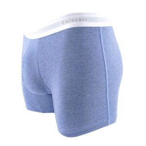 2 boxers homme EMINENCE coton bio bleu / marine made in France