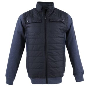 Gilet homme CASAMODA bi-matière bleu