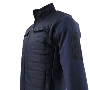 Gilet homme CASAMODA bi-matière bleu