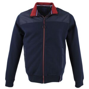 Gilet sweat homme zippé MONTE CARLO marine