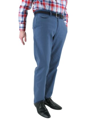 Pantalon chino bleu coton LCDN Arex