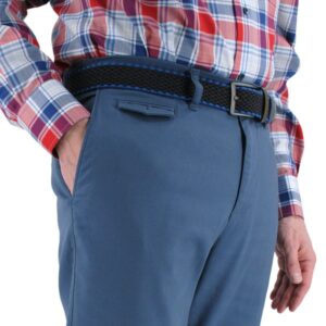 Pantalon chino bleu coton LCDN Arex