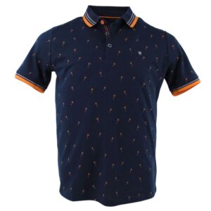 Polo manches courtes homme MONTE CARLO motif orange