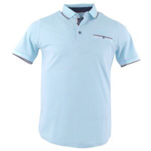 Polo homme bleu ciel MONTE CARLO