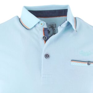 Polo homme bleu ciel MONTE CARLO