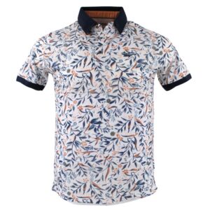 Polo manches courtes fantaisie nature MONTE CARLO