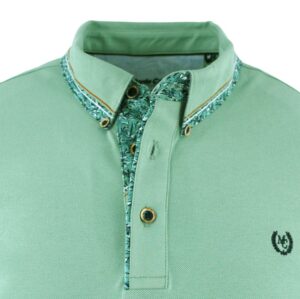 Polo homme vert sauge MONTE CARLO