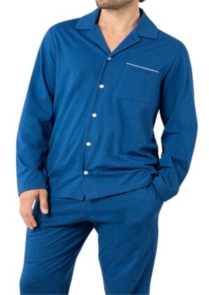 Pyjama homme EMINENCE veste boutonnée coton bio