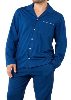 Pyjama homme EMINENCE veste boutonnée coton bio