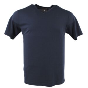 T-shirt homme stretch col V MONTE CARLO marine