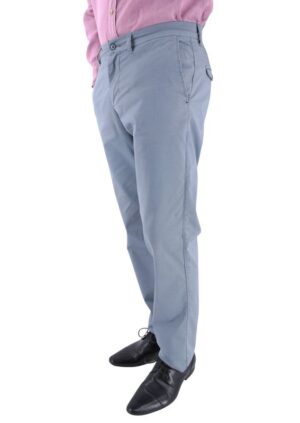Pantalon homme LCDN micro-imprimé bleu/gris modèle Arex 69
