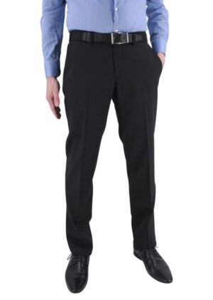 Pantalon léger M.E.N.S. Madrid ville en laine noir 2601Med