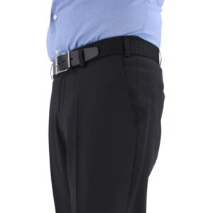 Pantalon léger M.E.N.S. Madrid ville en laine noir 2601Med