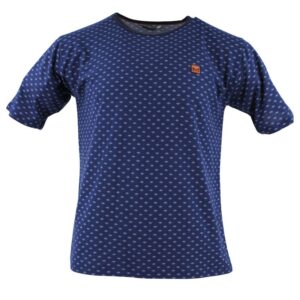 pyjama homme bleu motif discret MASSANA