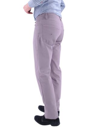 Pantalon coton 5 poches LCDN lilas modèle Lover