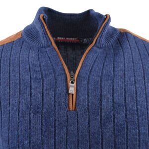 pull laine viscose cachemire bleu BEST GUEST modèle Forges