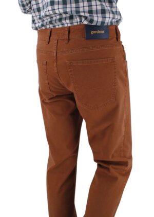 Pantalon homme GARDEUR coton caramel Bill-3 418861g