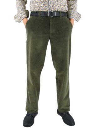 Pantalon homme velours vert MENS Madrid 4180Med