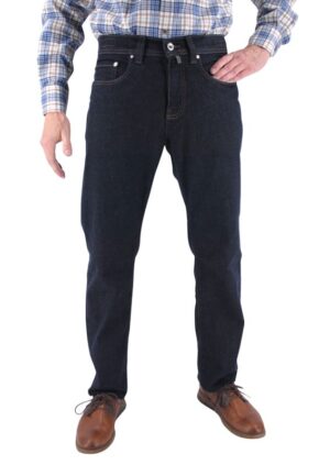 Pantalon jean homme PIERRE CARDIN modèle Lyon Tapered futureflex blue black 8007pi