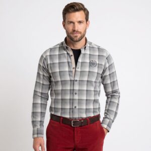 Chemise homme BLACK WELLIS flanelle grise