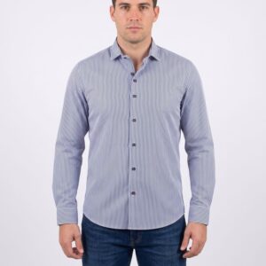 chemise homme THE SURFCAR rayée marine