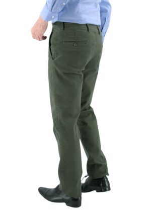 Pantalon homme coton LCDN vert kaki Arex83