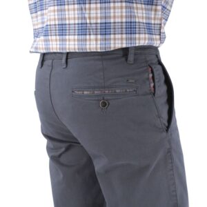 Pantalon chino slim LCDN gris foncé Hacket