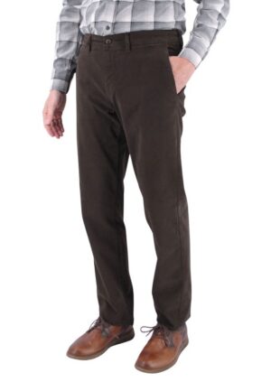 Pantalon homme coton LCDN marron Arex83