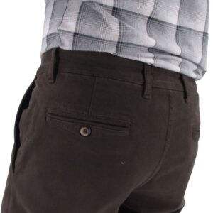Pantalon homme coton LCDN marron Arex83