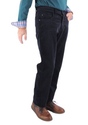 Pantalon velours homme 5 poches PIONEER Rando bleu marine
