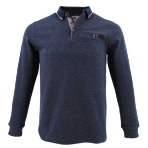polo CAPTEN chaud bleu chiné