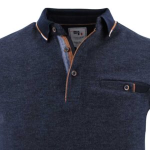 polo CAPTEN chaud bleu chiné