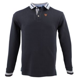 Polo homme épais BLACK WELLIS gris carbone