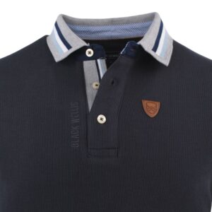 Polo homme épais BLACK WELLIS gris carbone