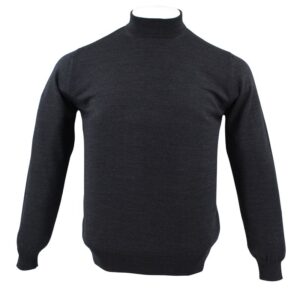 pull homme col cheminée anthracite BEST GUEST 314C