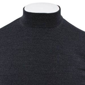 pull homme col cheminée anthracite BEST GUEST 314C