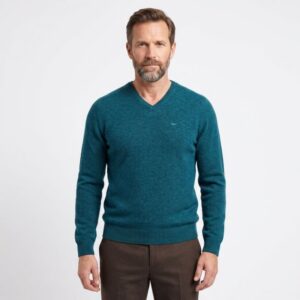 pull BEST GUEST col V 80% laine céladon 702bg