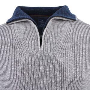 pull maille coton REDMOND gris