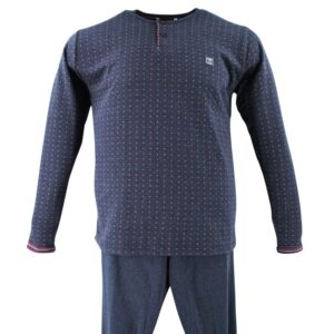 pyjama MASSANA gris discrète fantaisie