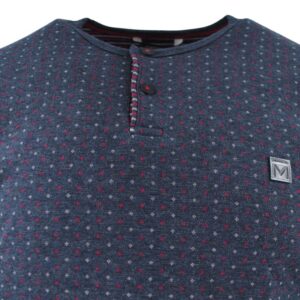 pyjama MASSANA gris discrète fantaisie