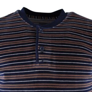 pyjama homme velours forme jogging RINGELLA marine et marron
