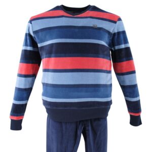 pyjama velours homme jogging MASSANA rayé