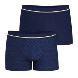 2 boxers homme marine EMINENCE coton longue durée