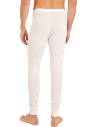 caleçon long homme laine et coton EMINENCE 5W85 blanc