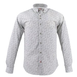 chemise homme fantaisie discrĂšte THE SURFCAR vert